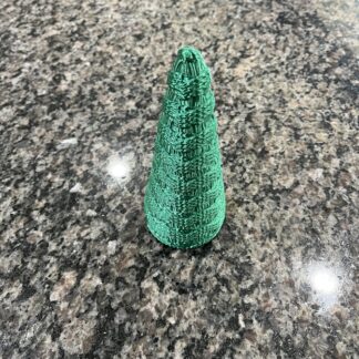 3D Printed Christmas Tree — Knit Texture — Durable PLA Decoration