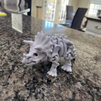 3D Printed Skeleton Stegosaurus Dinosaur – Durable PLA Collectible for Kids & Adults